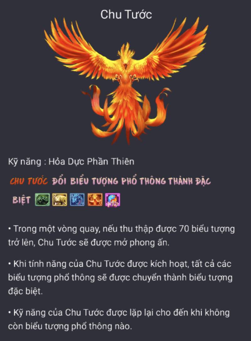 Tứ Thần Thú - Hành Trình Triệu Hồi May Mắn Với Nổ Hũ Đỉnh Cao 9 Chu Tước (Hỏa Dực Phần Thiên):