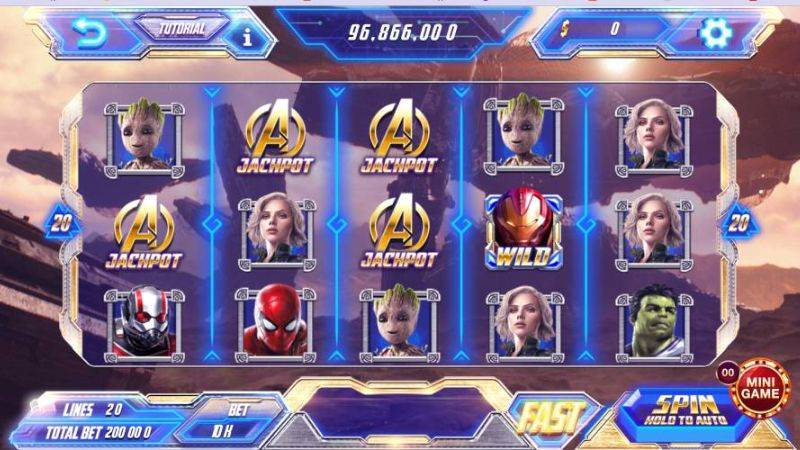 Nổ Hũ Avengers – Hóa Thân Thành Siêu Anh Hùng 4 Tính Năng Jackpot – Mục Tiêu Cao Nhất